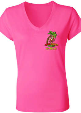 Pink Women's V-Neck T-Shirt (In-Store Pick Up Only)