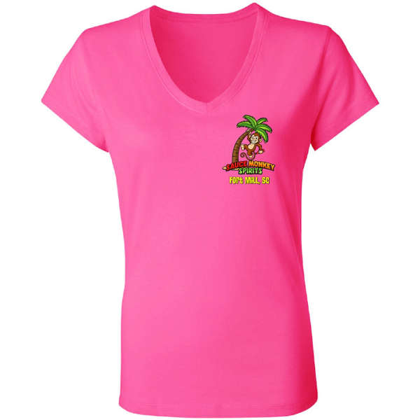 Pink Women's V-Neck T-Shirt (In-Store Pick Up Only)