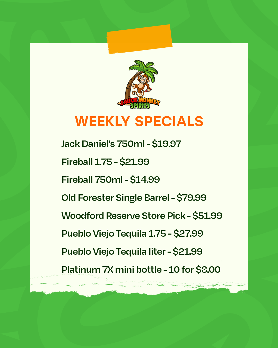 Liquor Store Weekly Special 2.23.26